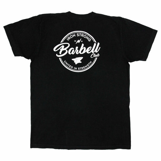 The 'Barbell Club 2.0' Weightlifting Shirt back | Iron Strong Apparel