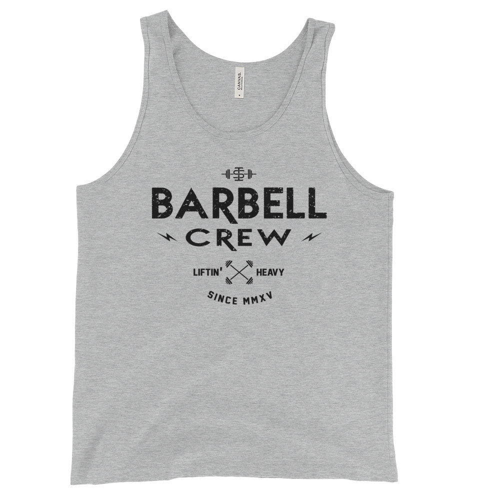 The 'Barbell Crew' Unisex Powerlifting Tank | Iron Strong Apparel