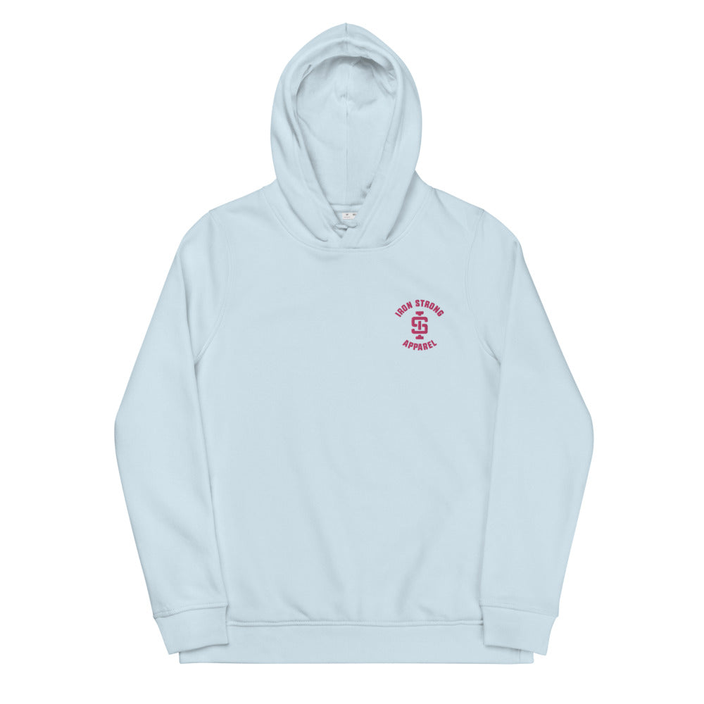 Blue Fog Eco Hoodie | Iron Strong Apparel