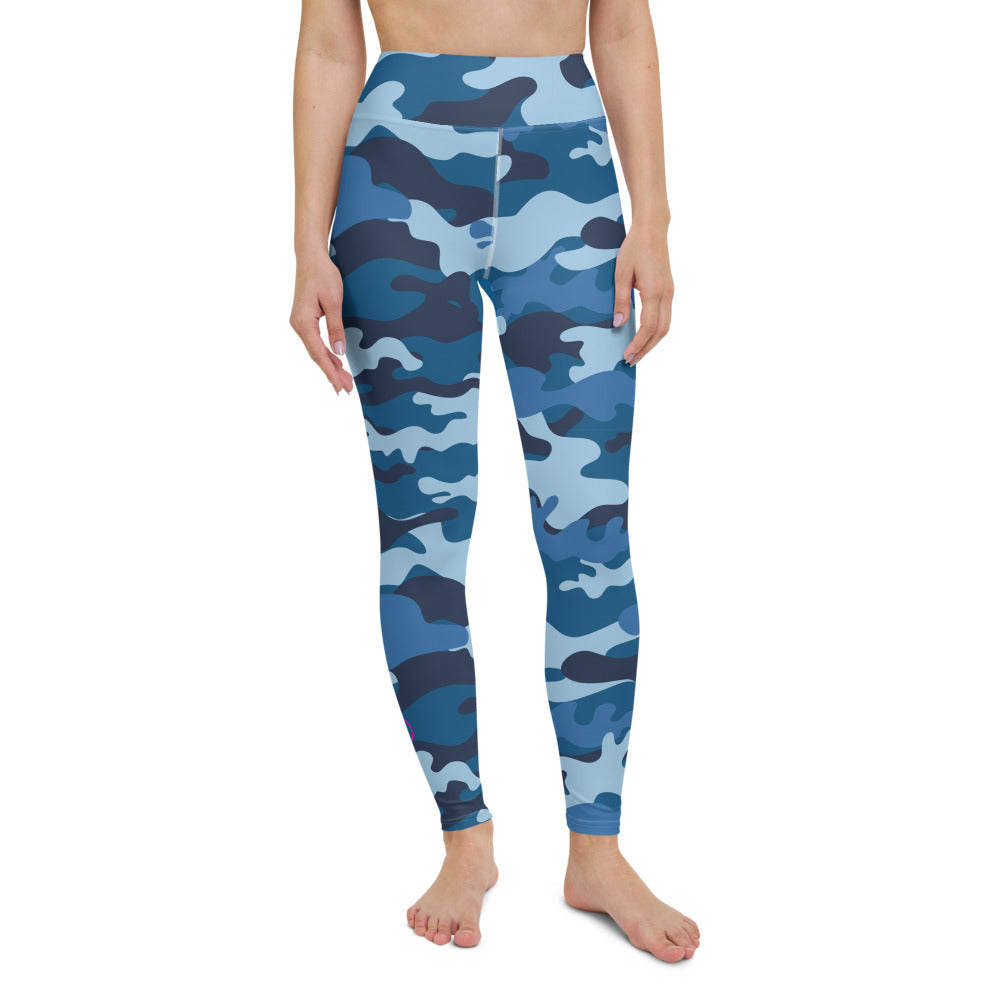 Cold blue camo leggings | Crossfit | Iron Strong Apparel