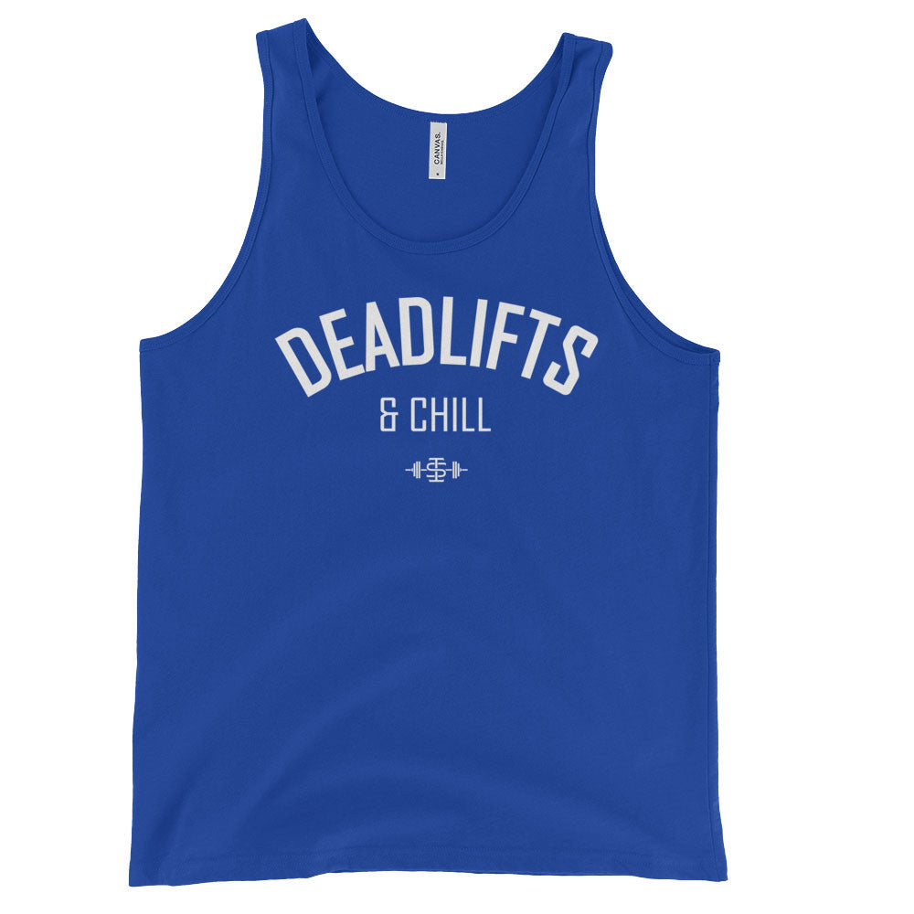 The 'Deadlifts & Chill' Unisex Weightlifting Tank | Iron Strong Apparel