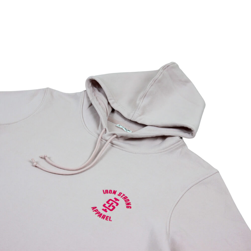 Soft Rose CrossFit Eco Hoodie | Iron Strong Apparel