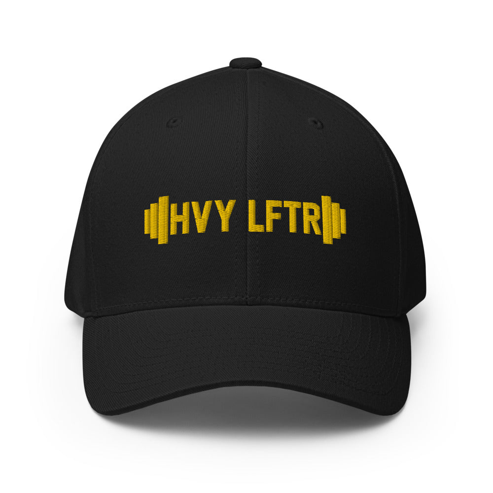 The 'HVY LFTR' flex fit weightlifting hat | Iron Strong Apparel