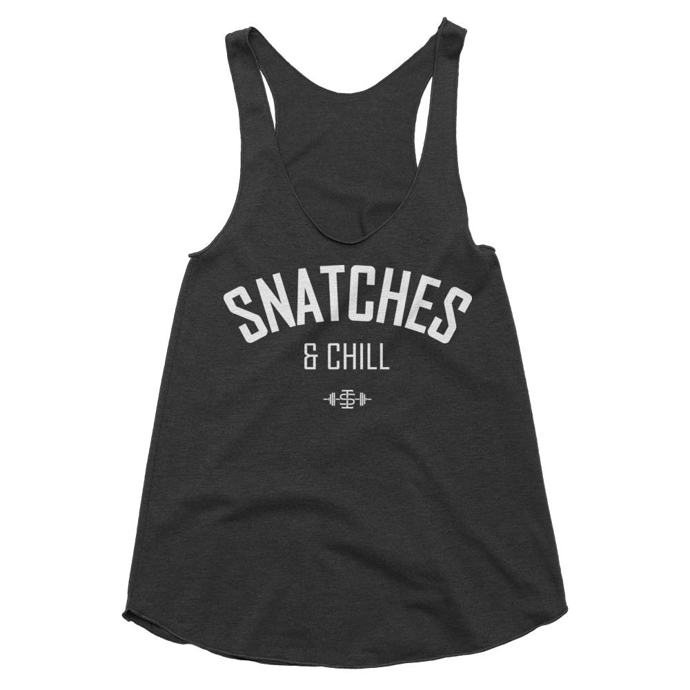 The 'Snatches & Chill' Olympic Lifting racerback | Iron Strong Apparel