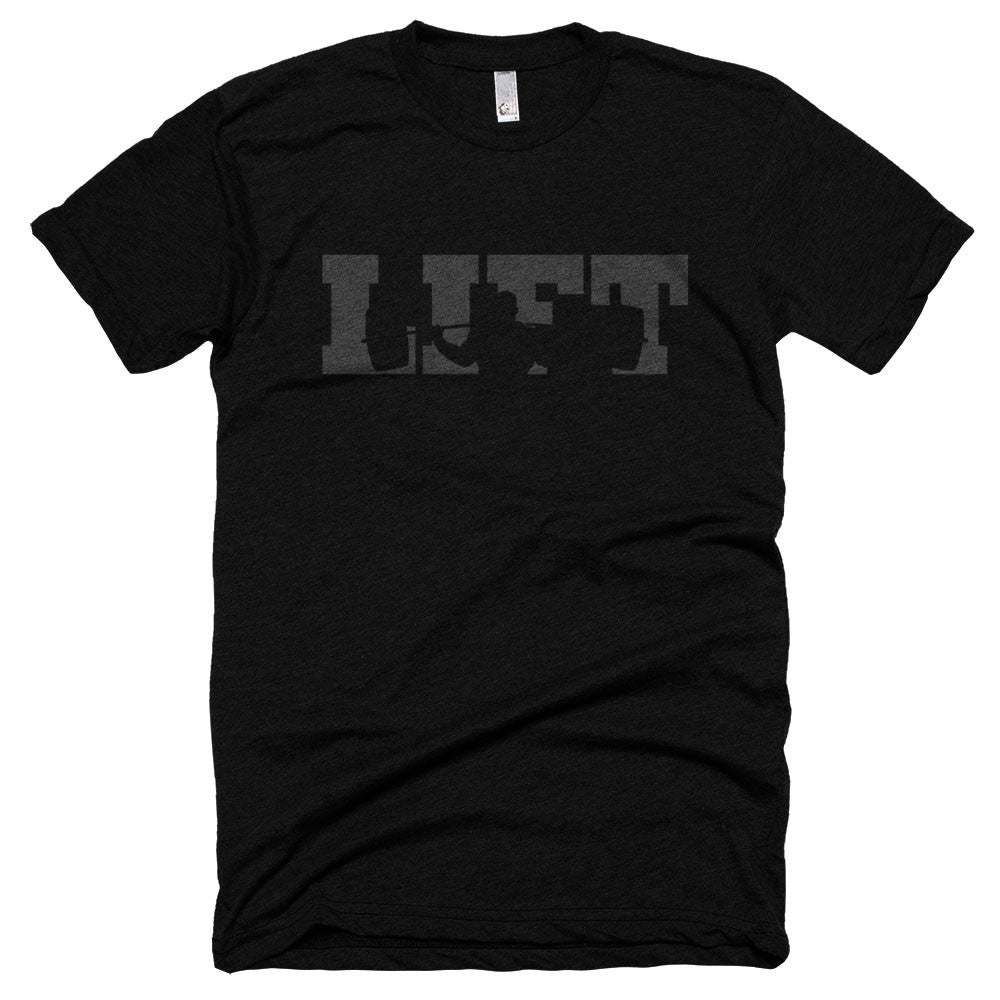 Men's 'Lift' Blackout edition weightlifting shirt | Iron Strong Apparel