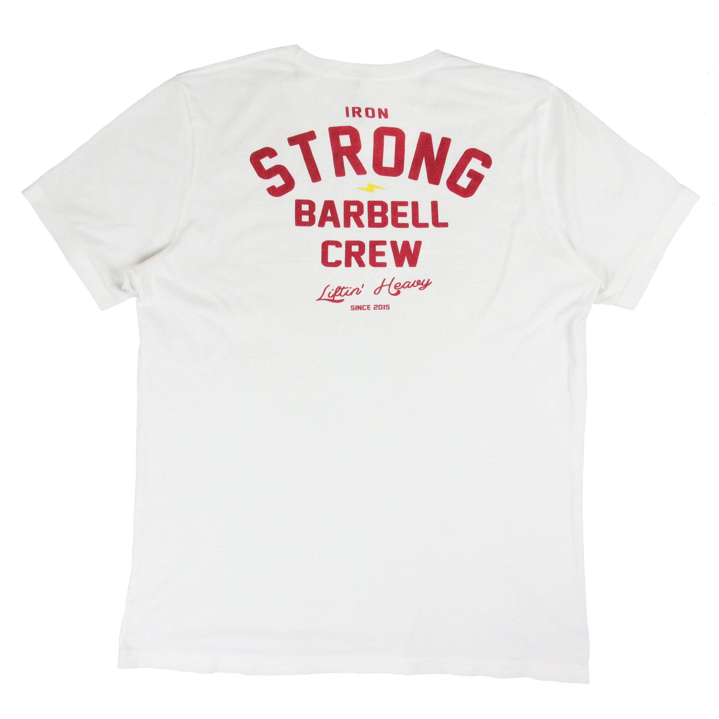 'Original Crew' white powerlifting shirt | Iron Strong Apparel