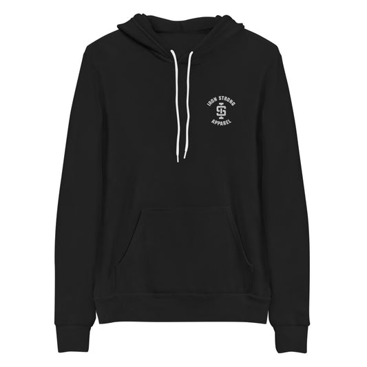 The 'Logo' Hoodie - Black | Iron Strong Apparel